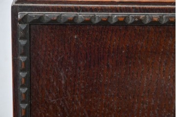 イギリスアンティーク　オーク材　バーリーツイスト装飾が施された端正なホールクロック　(R-085009)