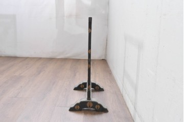 【簡易リペア限定品】　和製アンティーク　江戸～明治期　蒔絵入り　蒔絵の意匠が美しい手拭掛け　(R-085015)