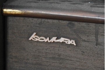 【簡易リペア限定品】　和製ヴィンテージ　磯村産業株式会社(ISOMURA)　30-IC　上品な曲線と繊細な装飾が印象的なガスストーブ　(R-085019)