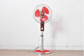 レトロ雑貨　日立製作所(HITACHI)　S-660　クラシックデザインのスタンド扇風機　外箱付き　(R-085021)