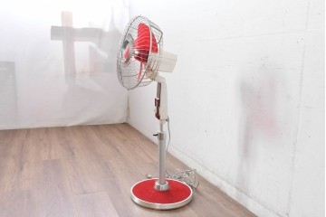 レトロ雑貨　日立製作所(HITACHI)　S-660　クラシックデザインのスタンド扇風機　外箱付き　(R-085021)