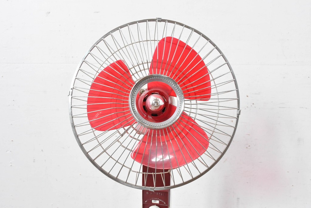 レトロ雑貨　日立製作所(HITACHI)　S-660　クラシックデザインのスタンド扇風機　外箱付き　(R-085021)