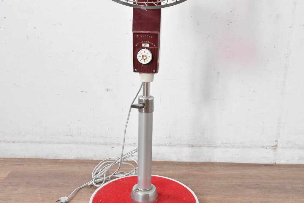 レトロ雑貨　日立製作所(HITACHI)　S-660　クラシックデザインのスタンド扇風機　外箱付き　(R-085021)