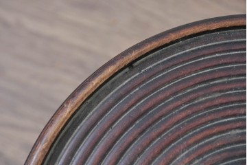 【簡易リペア限定品】　和製アンティーク　古い木の風合いが味わい深い扇風機台　(R-085025)
