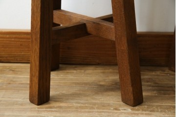 和製ヴィンテージ　古い木のぬくもりを感じるスツール2脚セット　(R-085027)