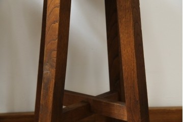 和製ヴィンテージ　古い木のぬくもりを感じるスツール2脚セット　(R-085027)