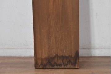 和製アンティーク　当時物　欅(ケヤキ)材　キリンビール　経年による風合いが味わい深い木製看板　(R-085029)