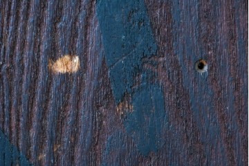 和製アンティーク　古道具　龍野上醤油　時代を経た味わいをそのままに残した金具付き木製看板　(R-085030)