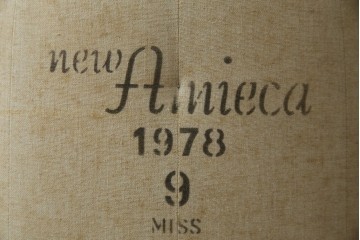 和製ヴィンテージ　三菱レイヨン　国産マネキン専門メーカー　キイヤ(KIIYA)製　アミーカ(Amieca)　9号　雰囲気のあるインテリアとしてもおすすめのキャスター付きトルソー　(R-085032)