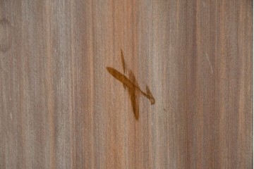 ヴィンテージ建具　昭和中期　高級品　斜め格子の組子が上品な裏障子付き引き戸2枚セット　(R-085036)