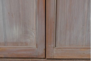 ヴィンテージ建具　昭和中期　高級品　斜め格子の組子が上品な裏障子付き引き戸2枚セット　(R-085038)