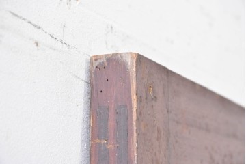 アンティーク建具　昭和初期～中期　ガラス入りの趣ある折れ戸1枚　(R-085040)