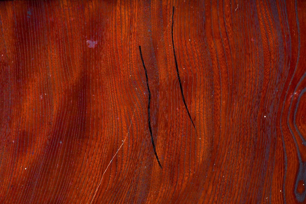 アンティーク建具　大正期　下部の鏡板に欅(ケヤキ)の一枚板を使用した漆塗りのガラス帯戸3枚セット　(R-085041)