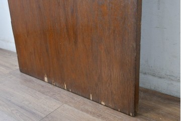 ヴィンテージ建具　柔らかく光を取り込むリブガラス入りドア　(R-085042)