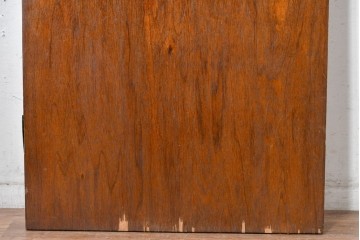 ヴィンテージ建具　柔らかく光を取り込むリブガラス入りドア　(R-085042)