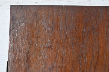 ヴィンテージ建具　柔らかく光を取り込むリブガラス入りドア　(R-085042)