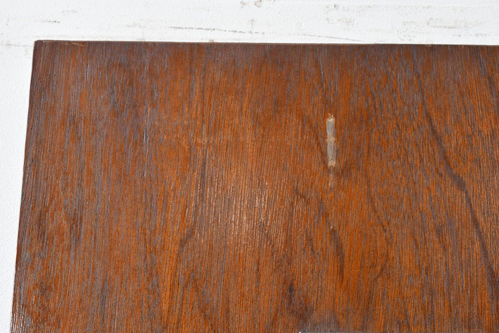 ヴィンテージ建具　柔らかく光を取り込むリブガラス入りドア　(R-085042)