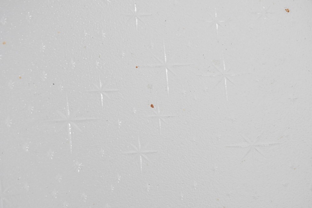 ヴィンテージ建具　昭和中期　端整な三本縦桟が目を引くガラス戸1枚　(R-085047)