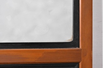 アンティーク建具　美品　上手物!!　凝った格子意匠の引き戸2枚セット　(R-085050)