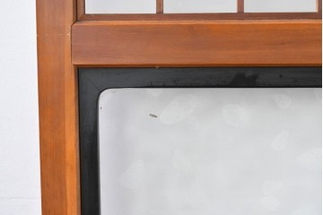 アンティーク建具　美品　上手物!!　凝った格子意匠の引き戸2枚セット　(R-085050)