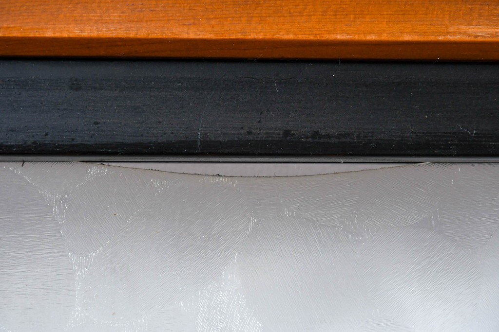 アンティーク建具　美品　上手物!!　凝った格子意匠の引き戸2枚セット　(R-085050)