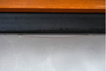 アンティーク建具　美品　上手物!!　凝った格子意匠の引き戸2枚セット　(R-085050)