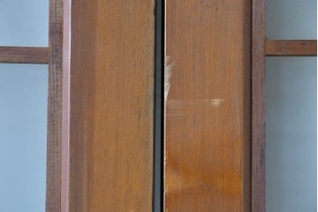 アンティーク建具　美品　上手物!!　凝った格子意匠の引き戸2枚セット　(R-085050)