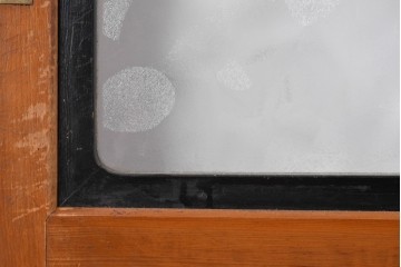 アンティーク建具　美品　上手物!!　凝った格子意匠の引き戸2枚セット　(R-085050)