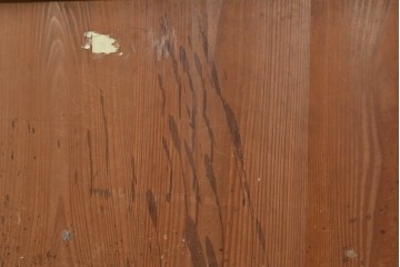 アンティーク建具　昭和初期～中期　縦格子が美しく映えるガラス帯戸2枚セット　(R-085054)