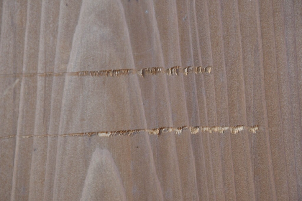 アンティーク建具　昭和初期～中期　縦格子が美しく映えるガラス帯戸2枚セット　(R-085054)