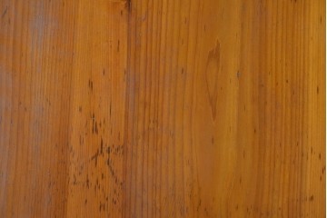 アンティーク建具　昭和初期～中期　板戸とガラス帯を組み合わせたガラス帯戸2枚セット　(R-085057)