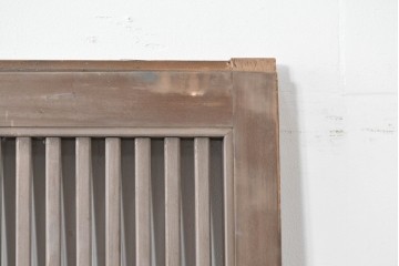 ヴィンテージ建具　昭和後期　上手作り!!　ガラスなし　繊細な縦桟が美しい古い数寄屋の格子戸1枚　(R-085064)