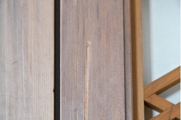 ヴィンテージ建具　昭和中期　希少デザイン　菱形の組子が美しい数寄屋の障子戸2枚セット　(R-085067)