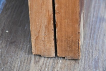 ヴィンテージ建具　昭和中期　希少デザイン　菱形の組子が美しい数寄屋の障子戸2枚セット　(R-085067)