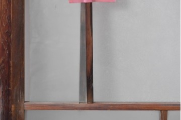 アンティーク建具　昭和初期　大正ロマン　結霜ガラス入りの窓4枚セット　(R-085068)