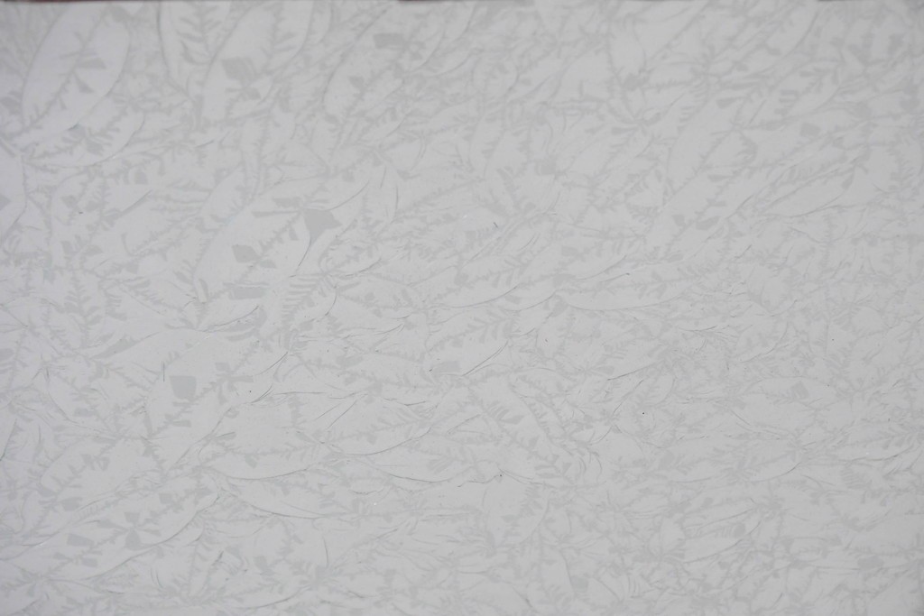 アンティーク建具　昭和初期　大正ロマン　結霜ガラス入りの窓4枚セット　(R-085068)