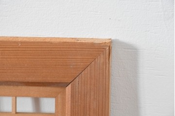 ヴィンテージ建具　昭和後期　繊細な組子細工が美しい欄間2枚セット　(R-085079)