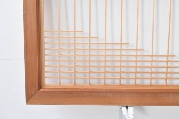 ヴィンテージ建具　昭和後期　繊細な組子細工が美しい欄間2枚セット　(R-085079)