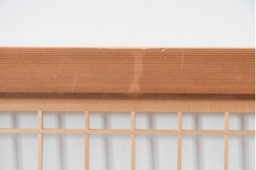 ヴィンテージ建具　昭和後期　繊細な組子細工が美しい欄間2枚セット　(R-085079)