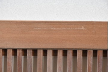 ヴィンテージ建具　昭和中期　すっきりとした筬目が上品な裏障子付き筬欄間2枚セット　(R-085082)