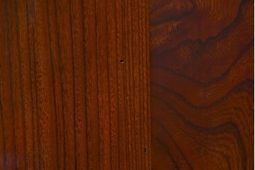 アンティーク建具　明治～大正　庄内地方　欅(ケヤキ)材　ヒノキ材　艶やかな木肌と重厚な金具が映える漆塗りの蔵戸1枚　(R-085104)