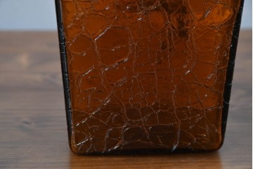 和製ヴィンテージ　レトロ　金属フードとガラスシェードのペンダントライト2個セット　(R-085107)