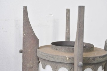 和製アンティーク　古い洋館の趣を感じさせる大振りな真鍮製ウォールライト　(R-085110)