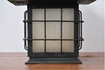 和製ヴィンテージ　異素材ミックスの和風吊り下げ照明　(R-085111)