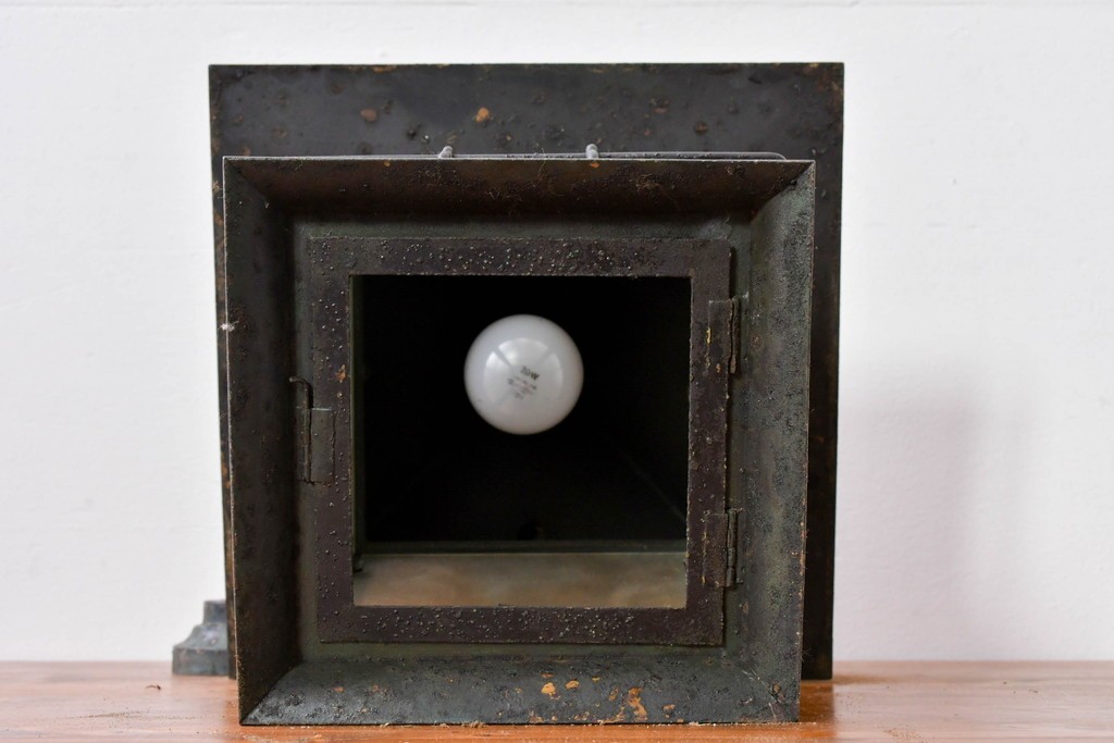 和製ヴィンテージ　異素材ミックスの和風吊り下げ照明　(R-085111)