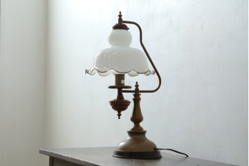 中古　マツヤマ工芸　クラシックなデザインのテーブルランプ　(R-085112)