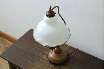 中古　マツヤマ工芸　クラシックなデザインのテーブルランプ　(R-085112)