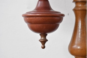 中古　マツヤマ工芸　クラシックなデザインのテーブルランプ　(R-085112)