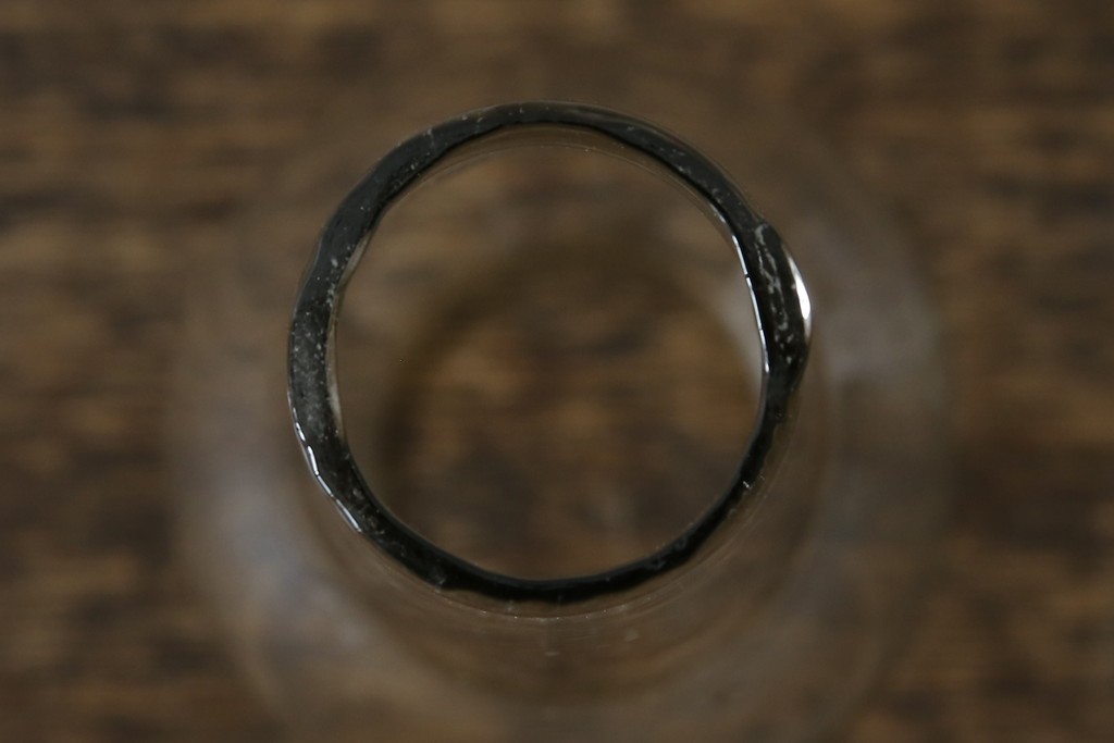 和製アンティーク　オイルランプをリメイク　凝った装飾が目を引くスタンドライト　(R-085113)