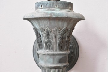 和製アンティーク　特大!!　ブロンズブラケット　重厚なクラシックデザインのウォールランプ　(R-085114)